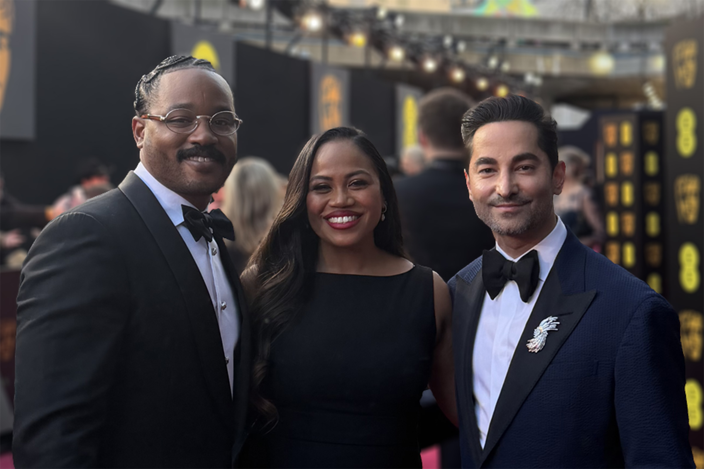 Three people on Red Carpet