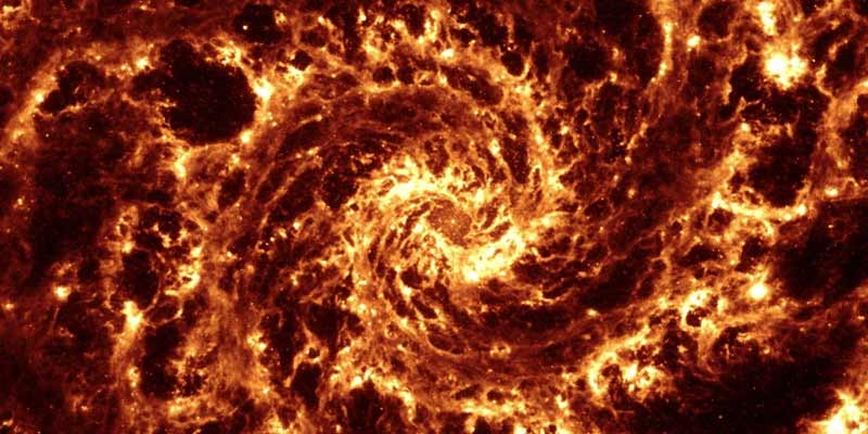 NGC 628 image taken from JWST